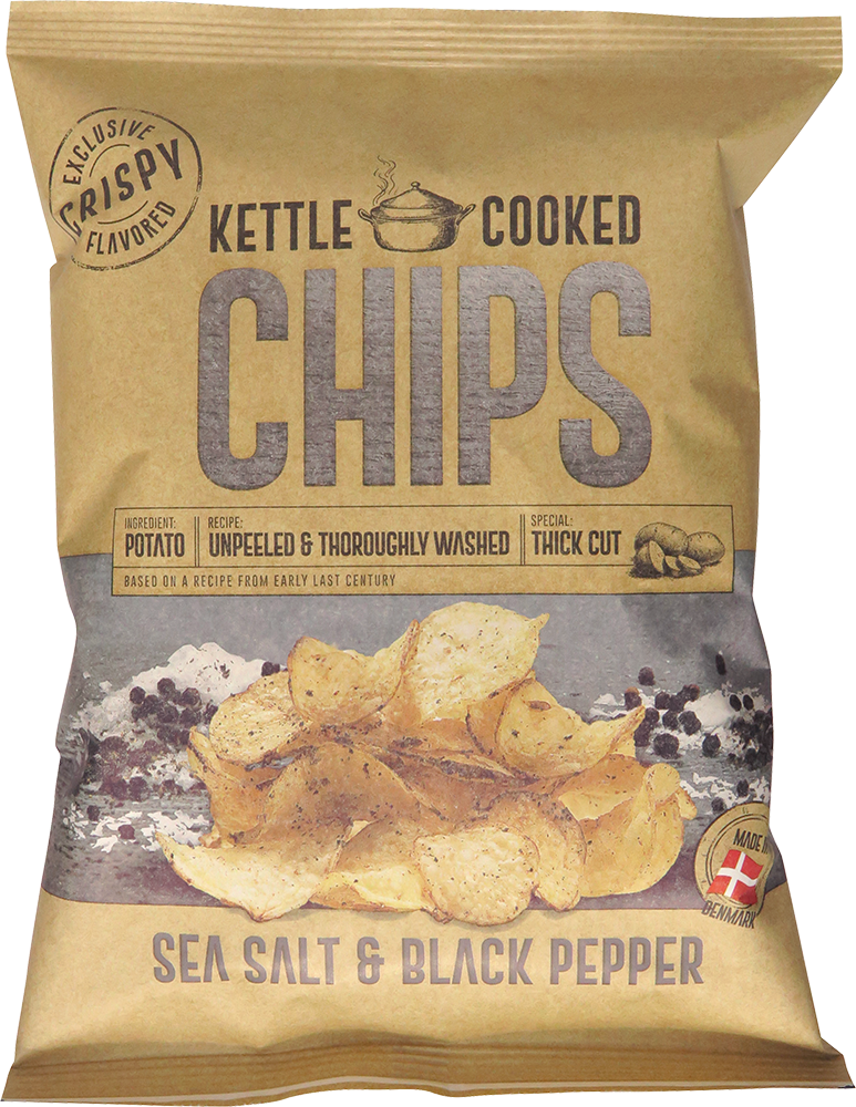 2600020 kettle cooked sea salt & black pepper 15x150g